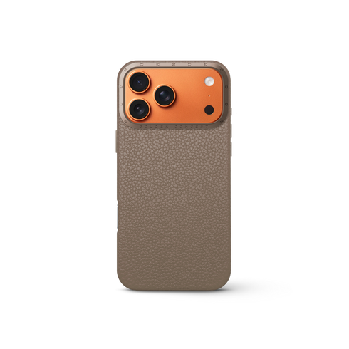 iPhone Case 17 - Full-Grain Leather - Sand