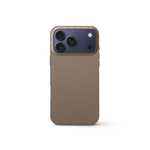 iPhone Case 17 - Full-Grain Leather - Sand