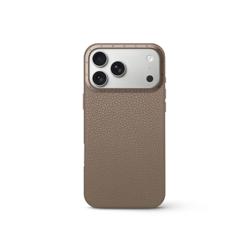 iPhone Case 17 - Full-Grain Leather - Sand