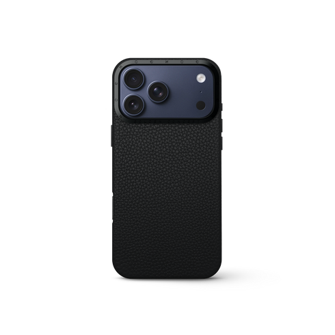 iPhone Case 17 - Full-Grain Leather - Black