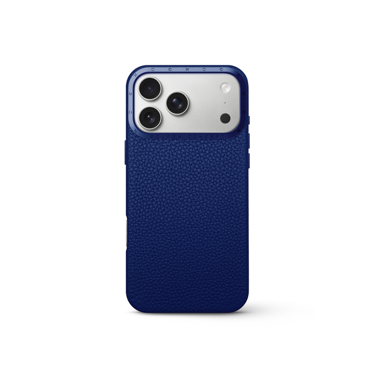 Deep Blue Leather Case, iPhone 17 Pro, Pro Max & Air | GOLDEN CONCEPT™