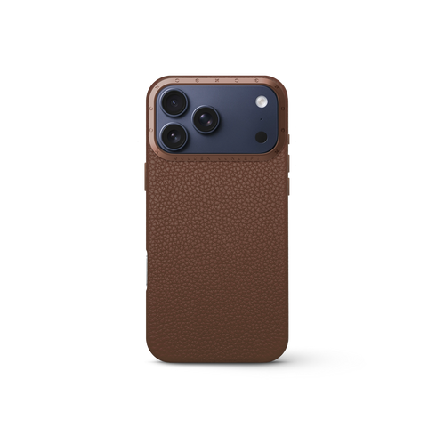 iPhone Case 17 - Full-Grain Leather - Chestnut