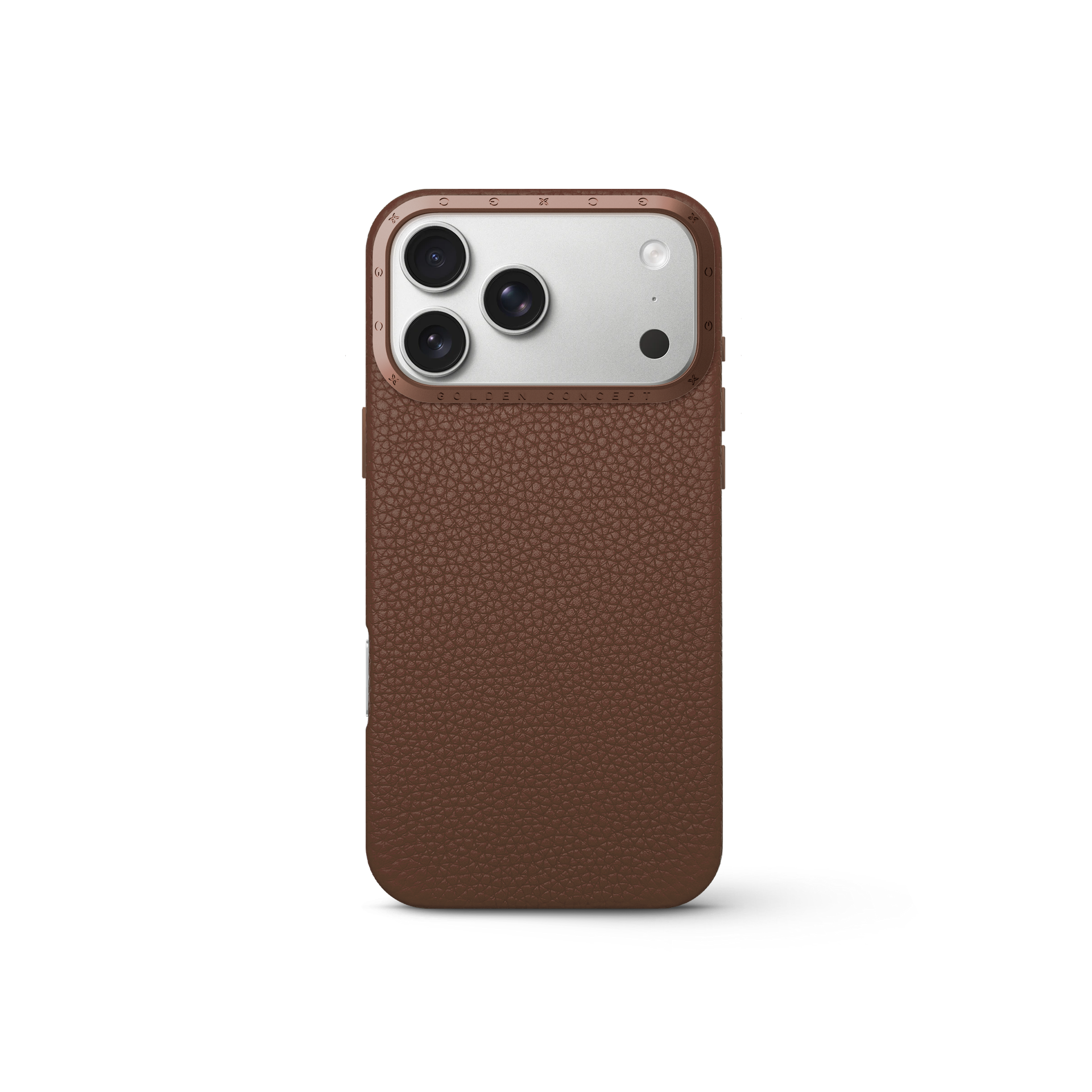 Brown Leather Case for iPhone 17 Pro, Pro Max & Air | GOLDEN CONCEPT™