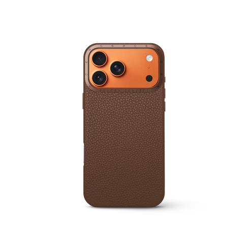 iPhone Case 17 - Full-Grain Leather - Chestnut