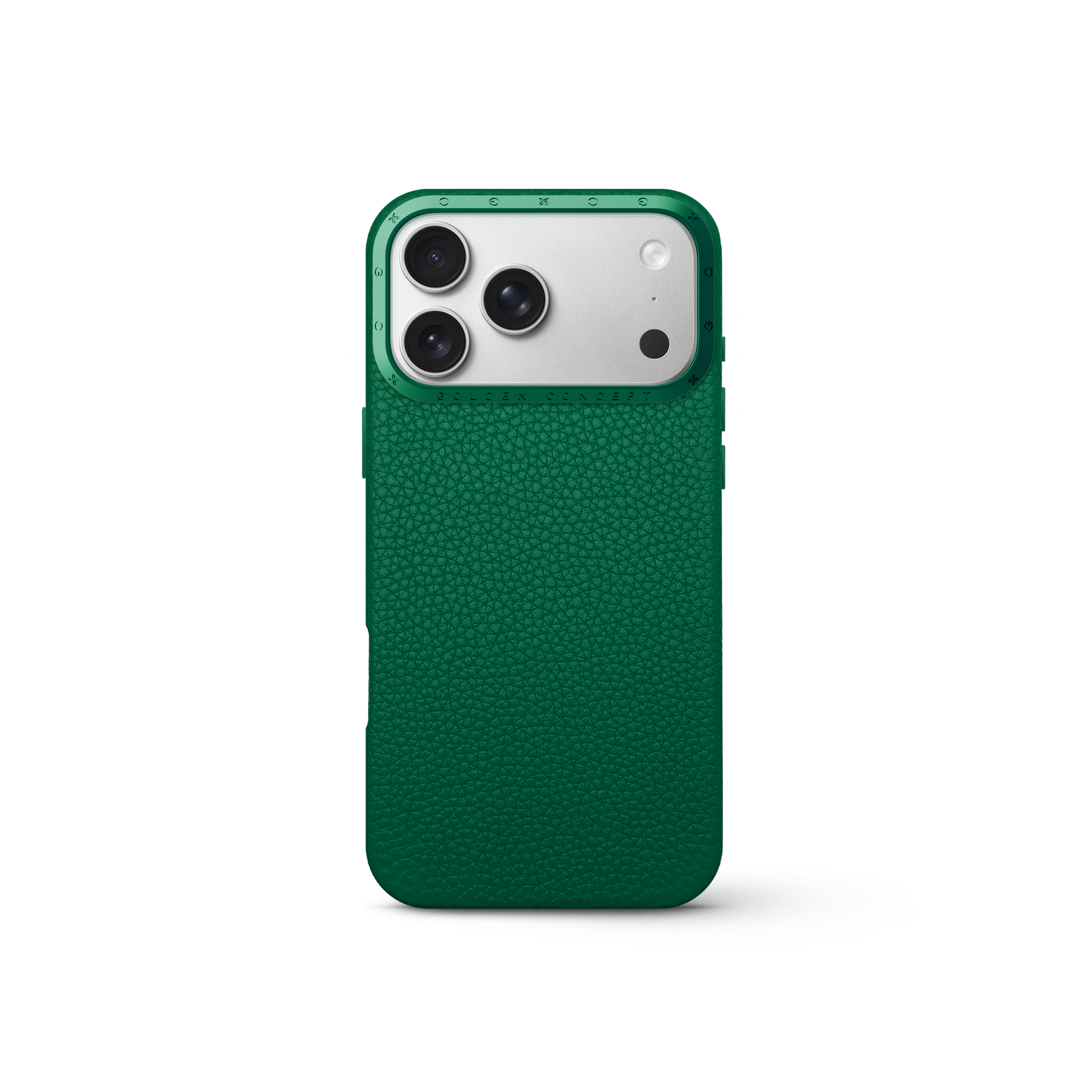 Green Leather Case for iPhone 17 Pro, Pro Max & Air | GOLDEN CONCEPT™ Green Leather Case for iPhone 17 Pro, Pro Max & Air | GOLDEN CONCEPT™