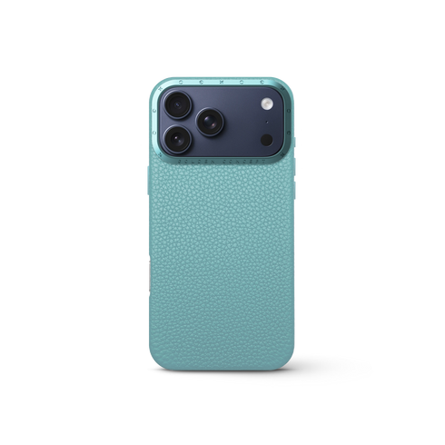 iPhone Case 17 - Full-Grain Leather - Sky