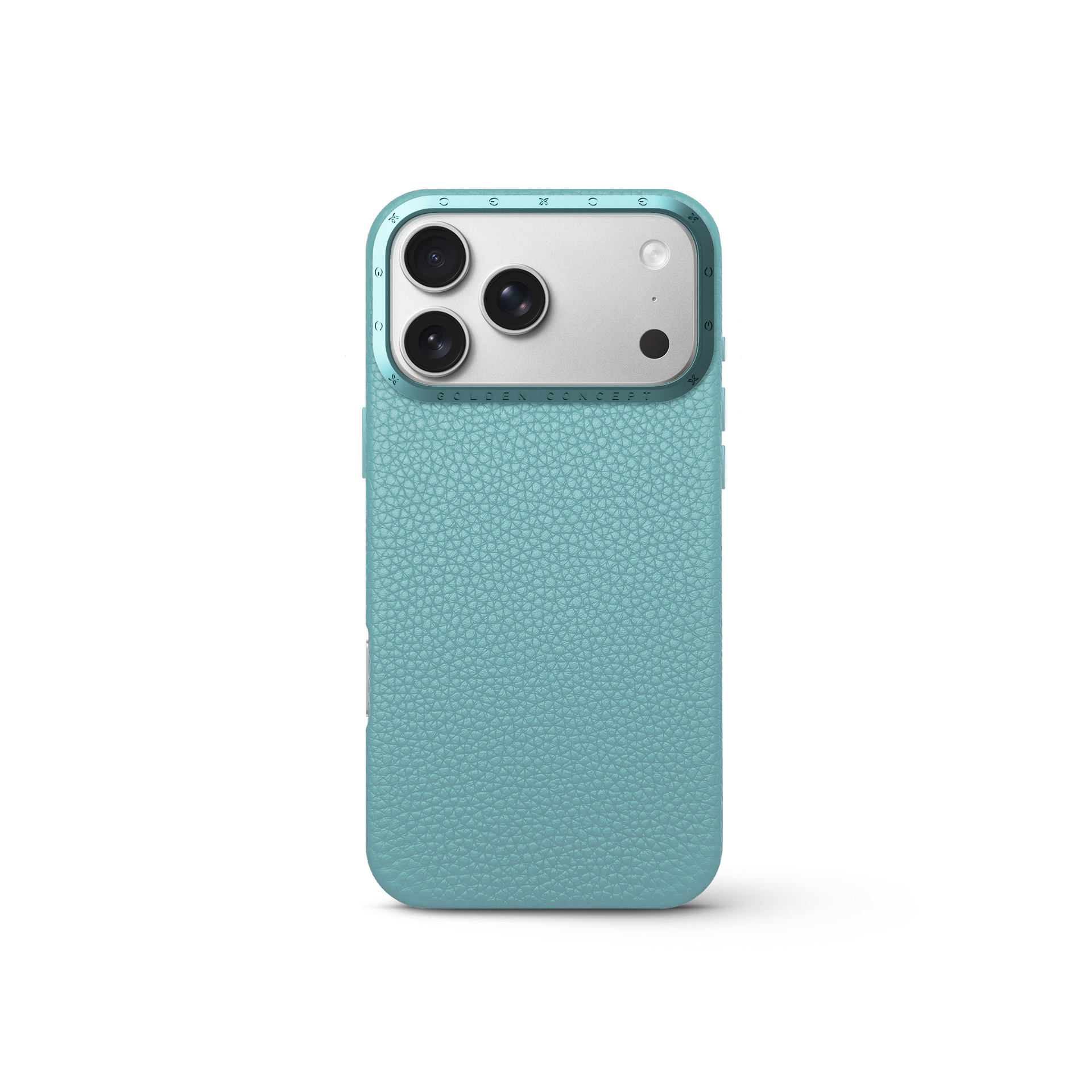 Sky Blue Leather Case, iPhone 17 Pro, Pro Max & Air | GOLDEN CONCEPT™ Sky Blue Leather Case, iPhone 17 Pro, Pro Max & Air | GOLDEN CONCEPT™