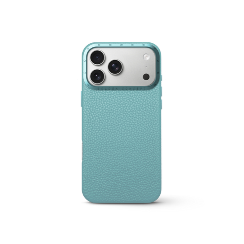 iPhone Case 17 - Full-Grain Leather - Sky