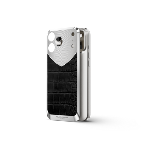 iPhone Case / RST17 - Magnetic Shield Alligator Edition - Matte Black
