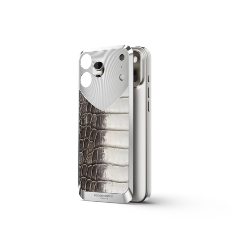 iPhone Case / RST17 - Magnetic Shield Crocodile Edition - Himalaya
