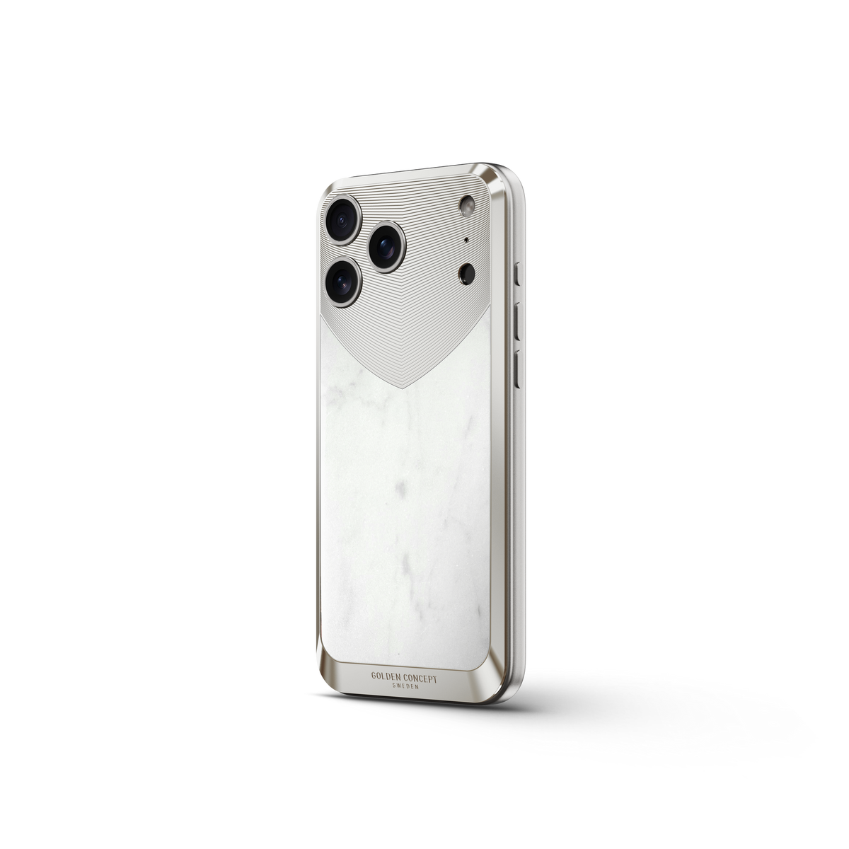 Bianco Carrara Marble iPhone 17 Luxury Backplate