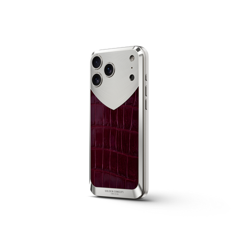 iPhone Case / RST17 - Magnetic Shield Alligator - Maroon