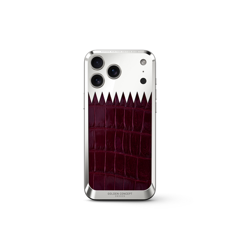 iPhone Case / RST17 - Magnetic Shield Alligator - Maroon Heritage