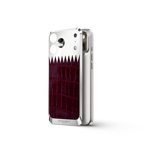 iPhone Case / RST17 - Magnetic Shield Alligator - Maroon Heritage