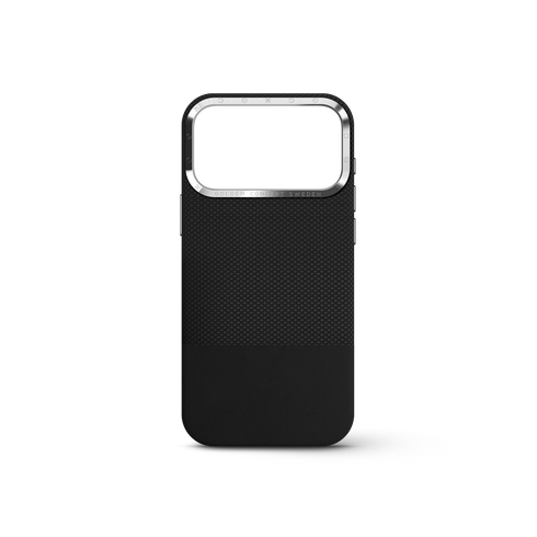 iPhone Case 17/18 - Vegan Leather - Black