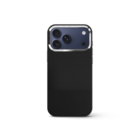 iPhone Case 17/18 - Vegan Leather - Black