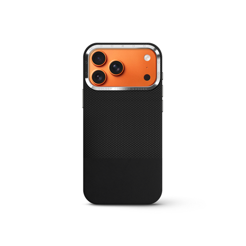 iPhone Case 17/18 - Vegan Leather - Black