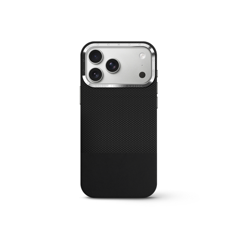iPhone Case 17/18 - Vegan Leather - Black