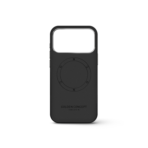 iPhone Case 17/18 - Vegan Leather - Black