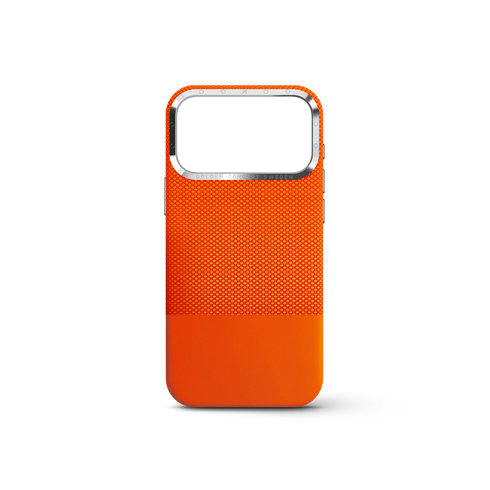 iPhone Case 17/18 - Vegan Leather - Orange