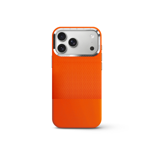 iPhone Case 17/18 - Vegan Leather - Orange
