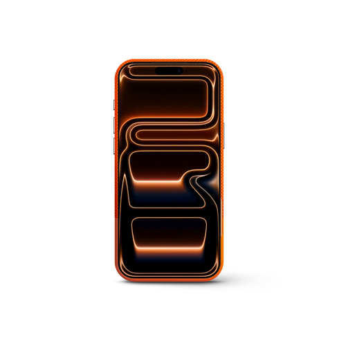 iPhone Case 17/18 - Vegan Leather - Orange
