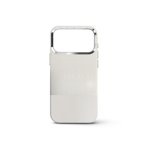 iPhone Case 17/18- Vegan Leather - White