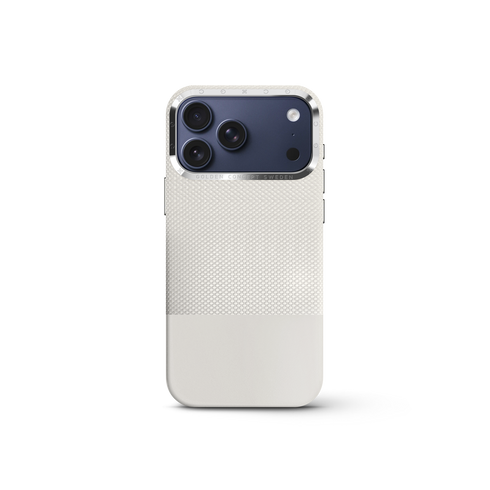 iPhone Case 17/18- Vegan Leather - White