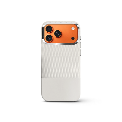 iPhone Case 17/18- Vegan Leather - White
