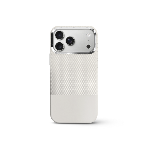 iPhone Case 17/18- Vegan Leather - White