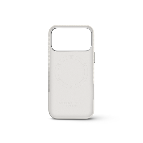 iPhone Case 17/18- Vegan Leather - White