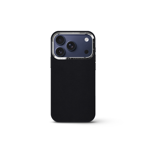 iPhone Case 18 & 17 - Alcantara - Black