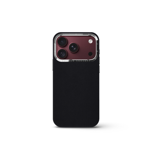 iPhone Case 18 & 17 - Alcantara - Black