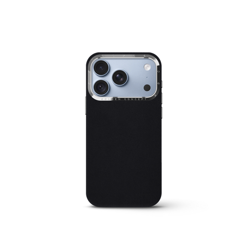 iPhone Case 18 & 17 - Alcantara - Black