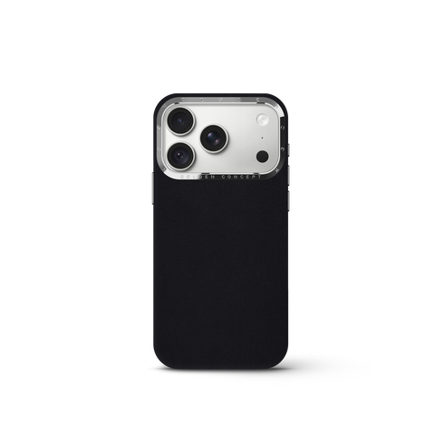 iPhone Case 18 & 17 - Alcantara - Black