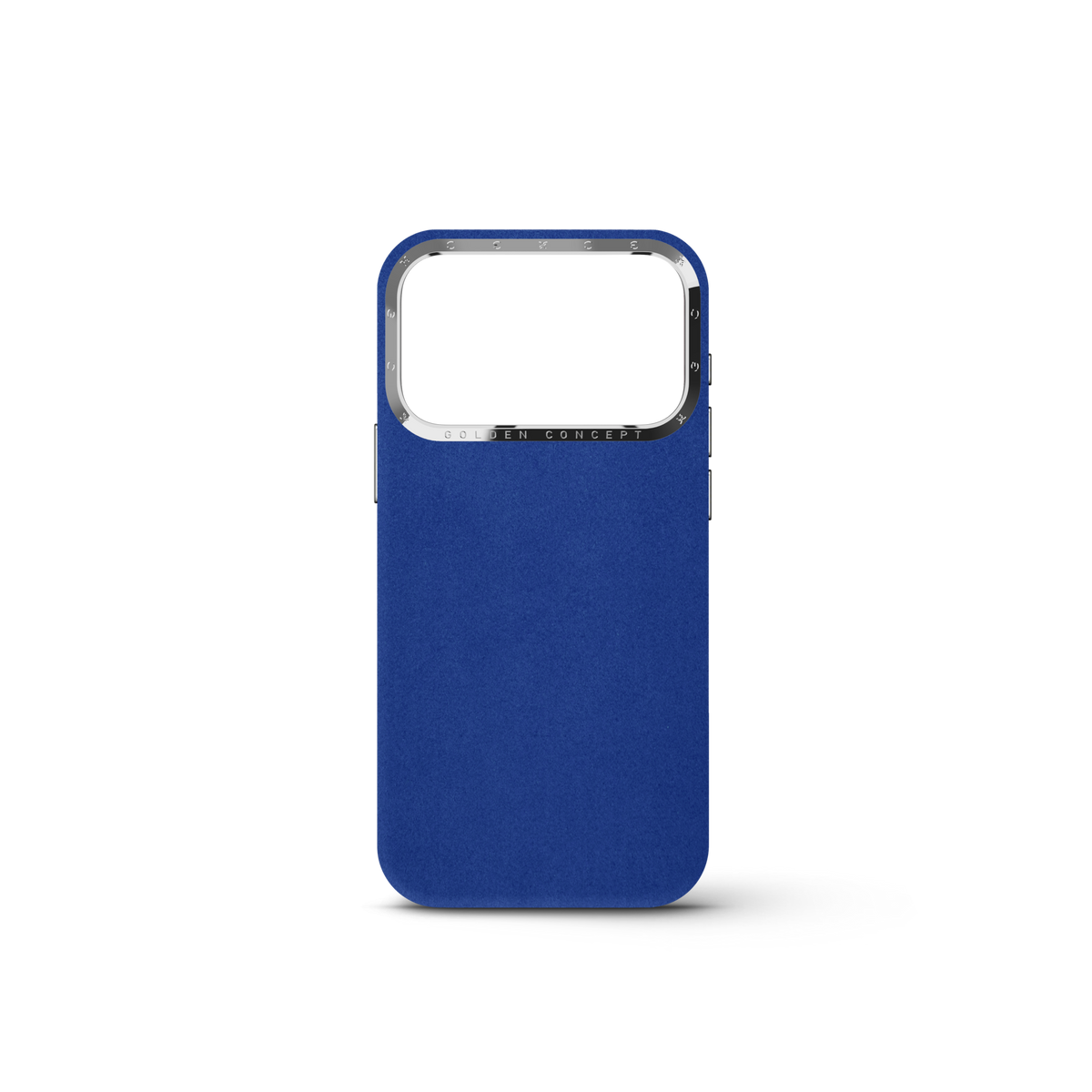 Blue Alcantara® iPhone 17 & 18 Pro Case | GOLDEN CONCEPT™