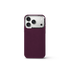 iPhone Case 18 & 17 - Alcantara - Burgundy