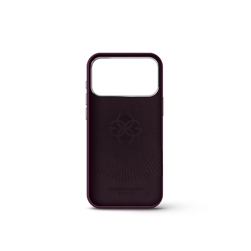iPhone Case 17/18 - Alcantara - Burgundy