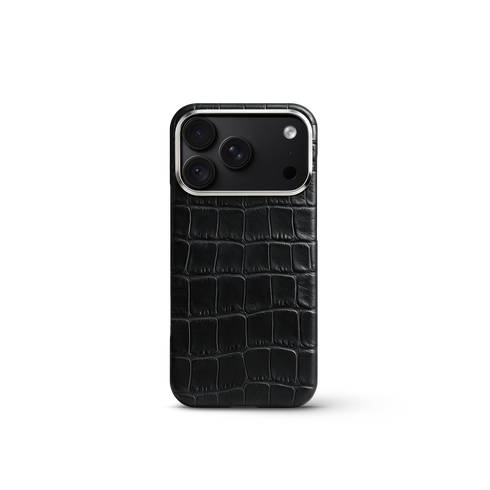 iPhone Case 18 & 17 - Alligator - Black