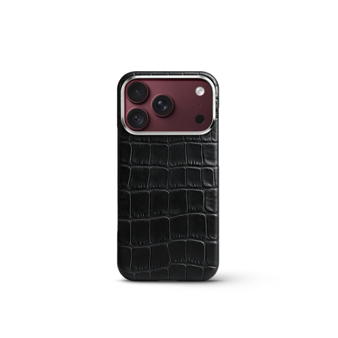iPhone Case 18 & 17 - Alligator - Black