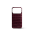 iPhone Case 17/18 - Alligator - Burgundy