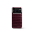 iPhone Case 17/18 - Alligator - Burgundy