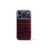 iPhone Case 17/18 - Alligator - Burgundy