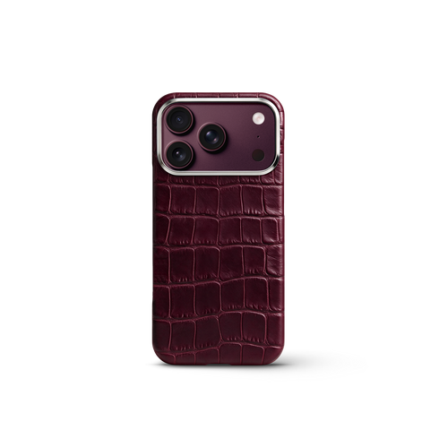 iPhone Case 17/18 - Alligator - Burgundy