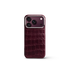 iPhone Case 17/18 - Alligator - Burgundy