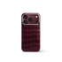 iPhone Case 18 & 17 - Alligator - Burgundy