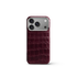 iPhone Case 17/18 - Alligator - Burgundy