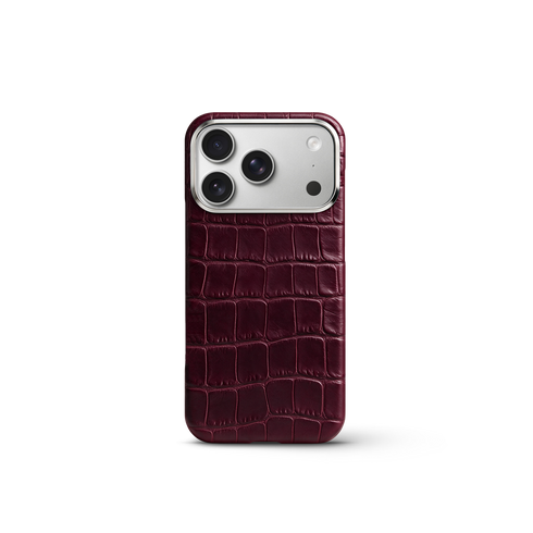 iPhone Case 17/18 - Alligator - Burgundy
