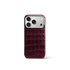 iPhone Case 17/18 - Alligator - Burgundy