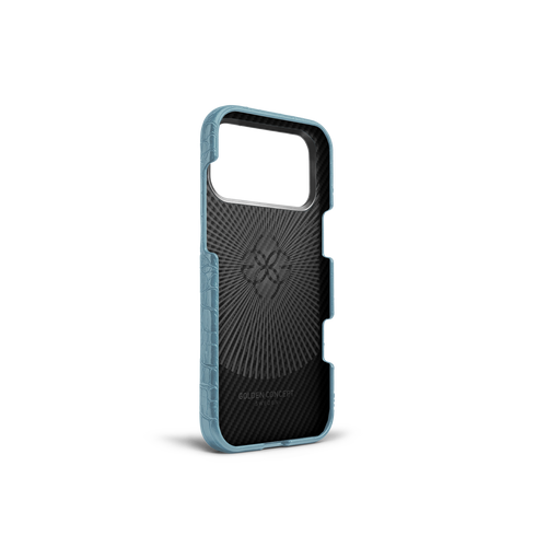 iPhone Case 18 & 17 - Alligator - Light Blue